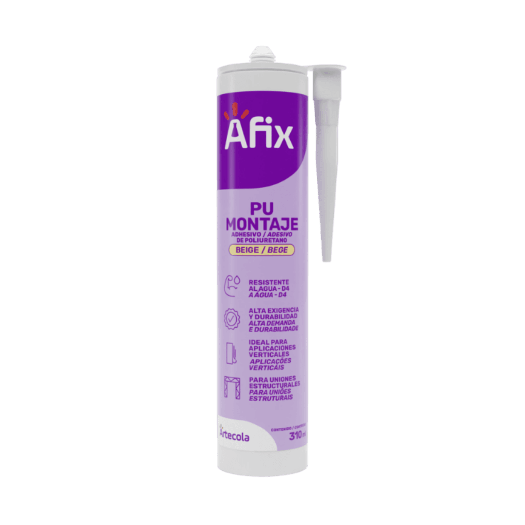 Adhesivo piedra afix pu 310 gr.