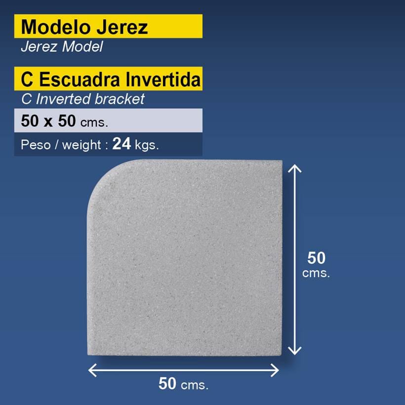 Borde español jerez atérmico 50x50x4. Un (iva incl) - imagen 5