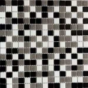 Mosaico Negro-Gris-Blanco - 32,7x32,7 cm (Valor m² IVA INCL)